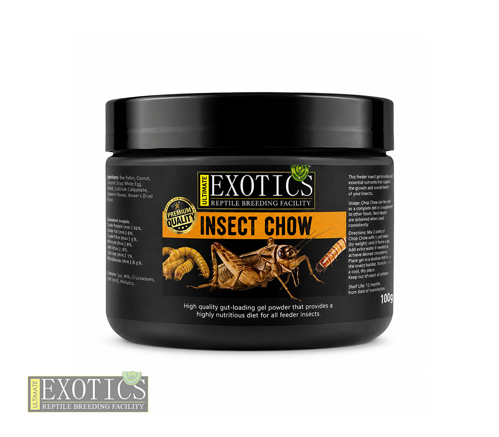 Insect Chow 120g - Feeder Insect Gut Loading Diet