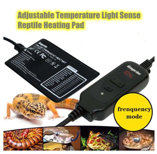 Temperature Sensor Mat Deluxe Thermostat Heat Mat with Light Sensor Technology (30x20cm 24W ...