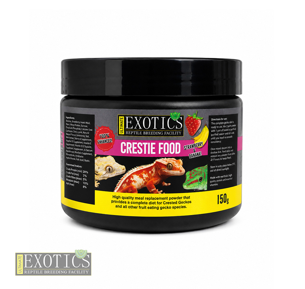 Crestie Food 150gram - Strawberry & Banana Colour Enhancer