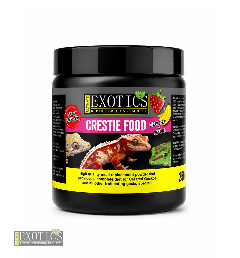 Crestie Food 250gram - Strawberry & Banana Colour Enhancer